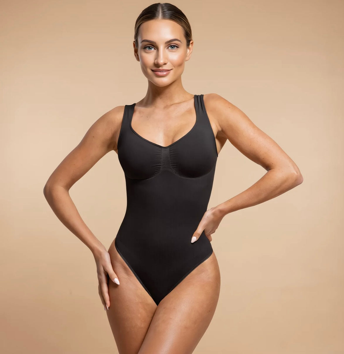 SculptLuxe Body Gainant — Sans Manches Contrôle Ventre