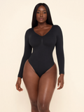 SculptLuxe Body Gainant — Manches Longues Contrôle Ventre