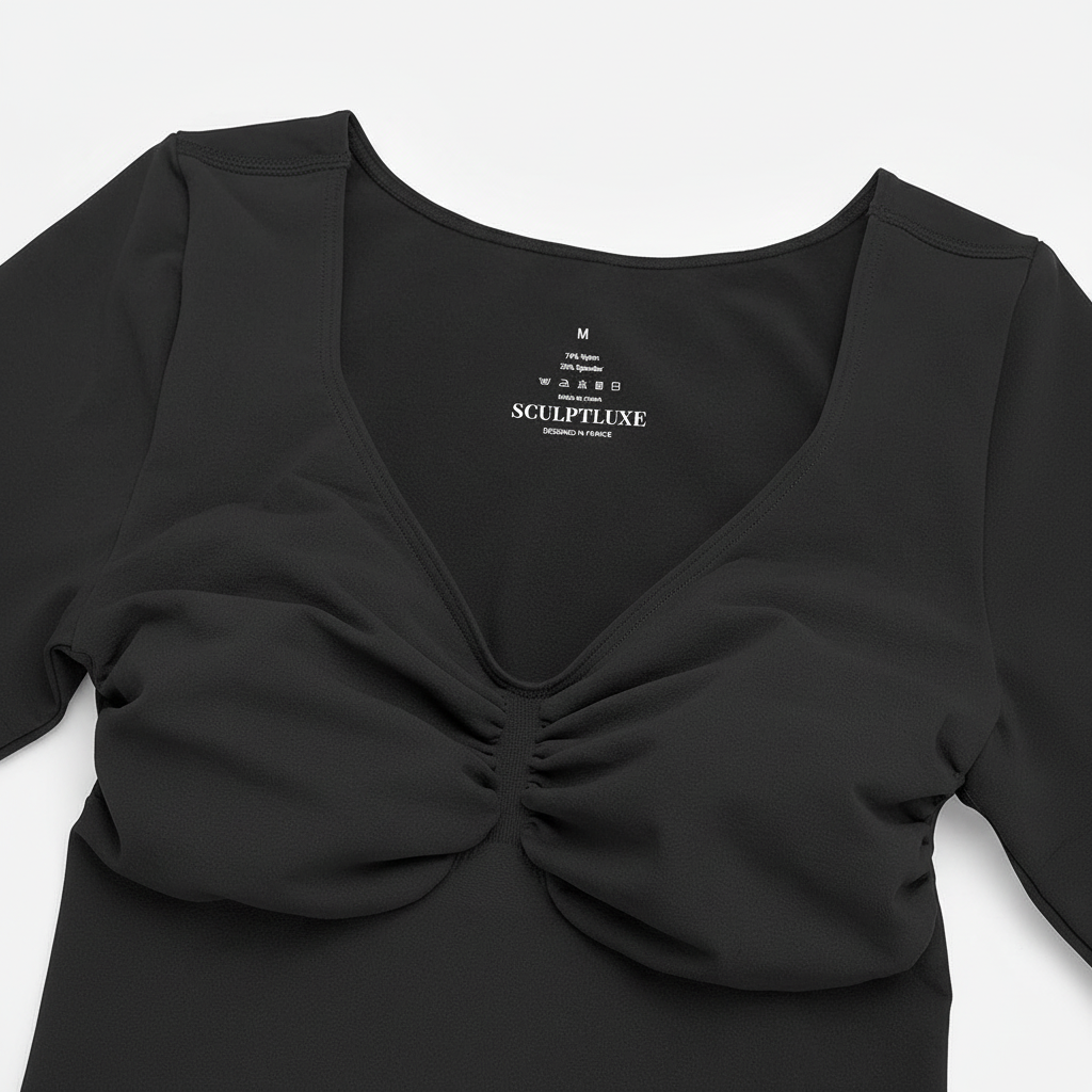 SculptLuxe Body Gainant — Manches Longues Contrôle Ventre
